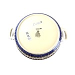 420 Bunzlau Ronde schaal met open handvaten U4661 Unikat Kerst  Bakvormen